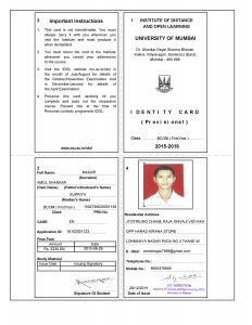 IDOL Sample Identity Card 9