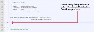 _showSaveLoginNotification End